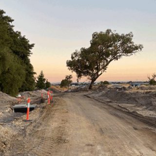 Piara Waters Construction update.