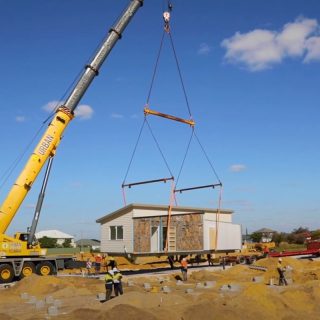 Assembly, Delivery and Installation of first homes