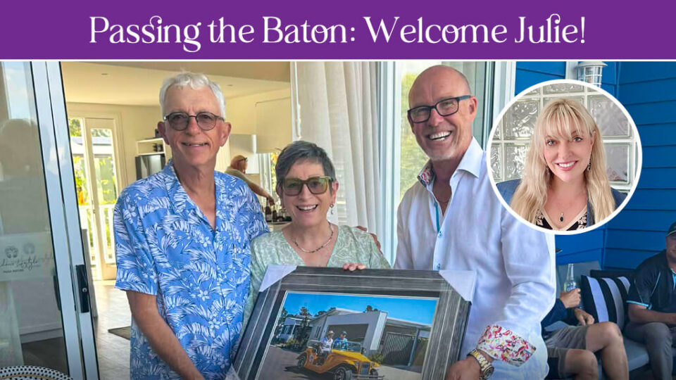 News: Passing the Baton: Welcome Julie!